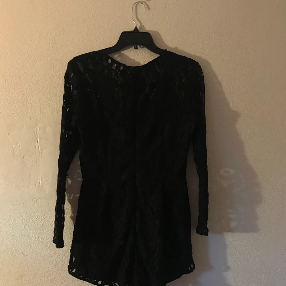 Zoey Reva Lace Pattern Romper